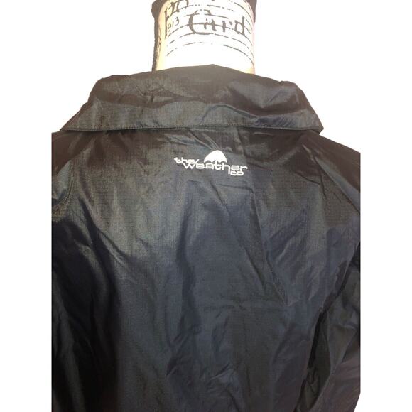 The Weather Company Solid Black Jacket Size L~ Excellent Condition. - Picture 5 of 8